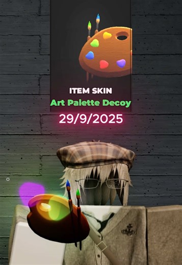 Cara Menggunakan Art Palette Decoy di Evade Roblox
