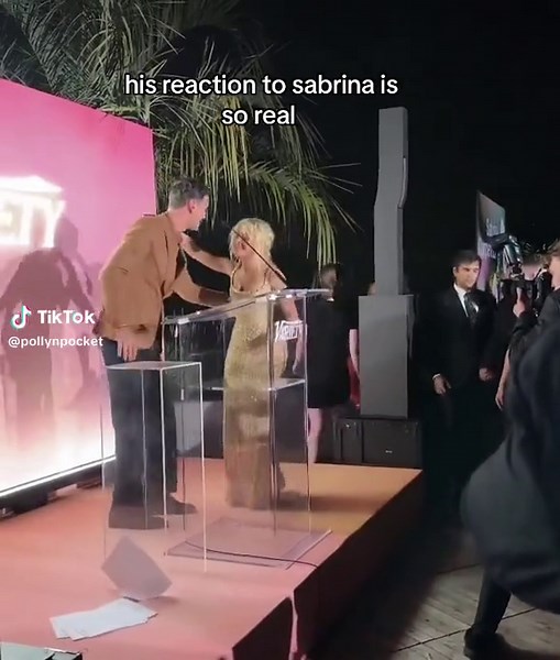 Sabrina Carpenter Drops Papers Reaction Video