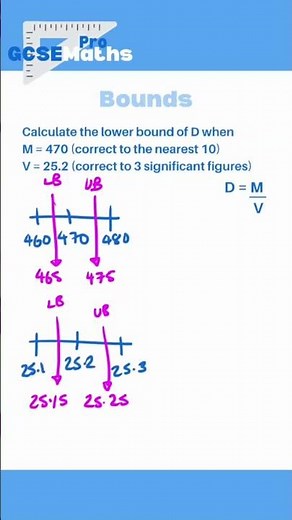 Upper and Lower Bounds Calculations #gcsemaths #maths #bounds #upperandlowerbounds #highertiermaths