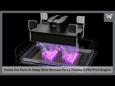 Inside the Form 4: Deep Dive the Low Force Display (LFD) Print Engine