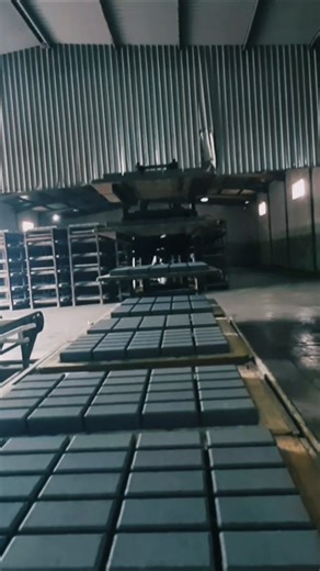 Machine-Assisted Packing for Speed ⚡ #smartblockline #concreteblocks #automation