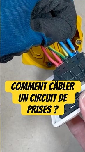 How to wire a circuit of outlets? #electricity #didyouknow #renovation #electrician #diy