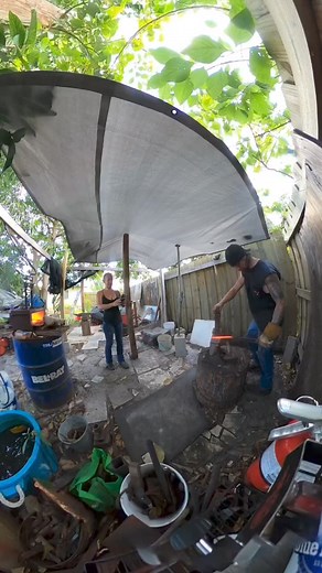 298K views · 585 reactions | Blacksmith fail #shop #gopro #couplegoals #wife #backyard #fail #whatjusthappened #youtubers (1280p_30fps_H264-128kbit_AAC) | Entertainmen NM | Facebook