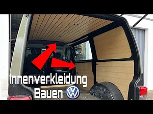 Es wird gemütlich!! Filz und Innenverkleidung für den VW Bus bauen I VW T4 Camper Umbau Teil 18