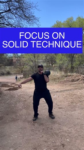 2x Clean, Press, Squat KETTLEBELL COMBO #kettlebelltraining #kettlebellworkout #kettlebellstrength