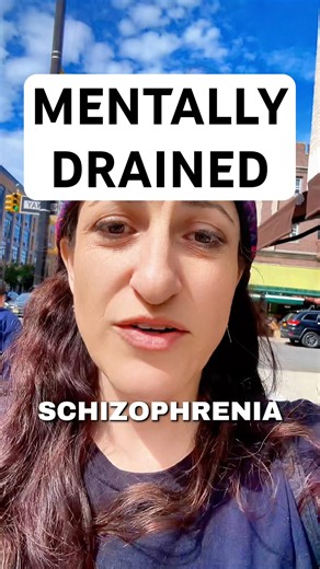 How Schizophrenia Can Be Mentally Exhausting #mentalhealth #schizophrenia #shorts