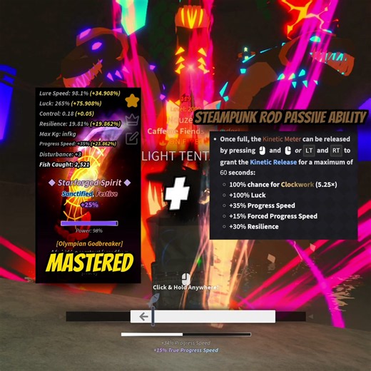 MASTERED OLYMPIAN GODBREAKER IS OP NOW?#fisch #fischroblox #fischupdate #olympiangodbreaker #fischfest2