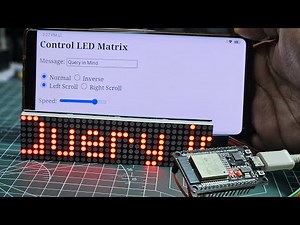Control 4in1 Dot Matrix Display with ESP32 & ESP8266 | Scrolling Text Tutorial 🖥️✨ #project #esp32