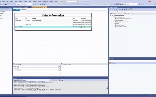 SQL Server Reporting Services- 数据分析高级教程 Data Analysis Advanced Tutorial