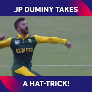 352K views · 166 shares | He's the only South African to take a World Cup hat-trick - even if it did confuse Shaun Pollock!  Happy birthday, JP Duminy.  | ICC Cricket World Cup | Facebook