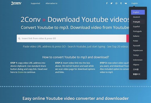 Online video converter 2Conv Alternatives - Explore Similar Sites & Apps