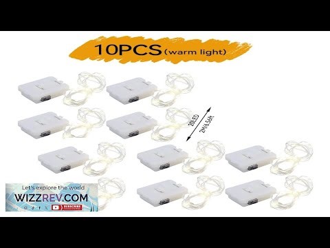 10pcs LED String Light Battery Operated Copper Wire Fairy Lights Festive Decoration