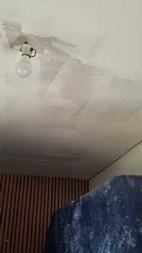 HOW THE CEILING TURNED OUT #finishing #DRYWALL