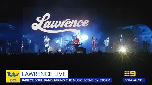 The 8-piece soul band 'Lawrence' are taking the music scene by storm, and joined TODAY EXTRA to chat about their journey. #9Today | WATCH LIVE 5.30am | TODAY