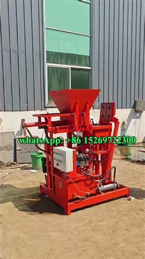 What’s Lego interlock soil brick automatic hydraulic earth clay block compressed machine #blocks