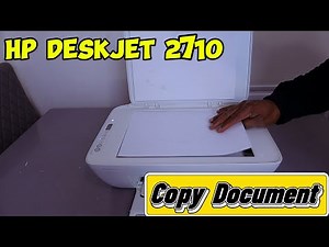 How To Copy Document with HP Deskjet 2710e, 2700e Printer