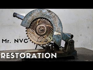 Very OLD Steel and Metal Saw Power Tool RESTORATION