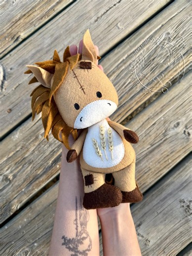 Felt Horse Sewing Pattern PDF - Etsy Canada