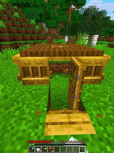 Minecraft If I Build A Micro House In 1 Min...🤯 (Industry Baby) #minecraft #shorts