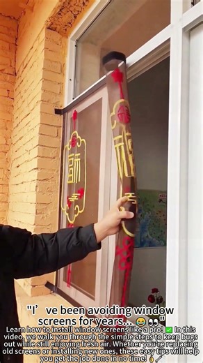 How to Install Window Screens Easily! 🪟✅