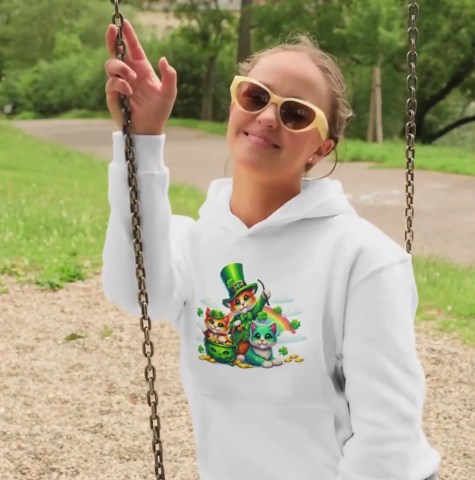 Lucky Cats St Patrick’s Day T‑shirt Design Bundle Cute Cat PNG SVG Pot of Gold, Rainbow Cats, Irish Shirt Clipart Sublimation Cricut - Etsy UK