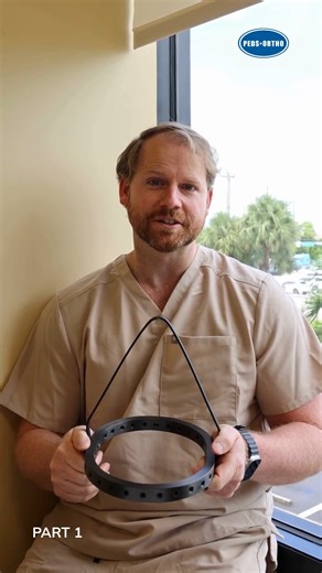 How do we treat the most severe spinal deformities? With specialized tools like the Halo device shown here by Dr. Palmer. This technique, known as Halo Gravity Traction, allows us to gradually and precisely lengthen the spine over time. This innovative, gentle approach sets the stage for life-changing correction. Stay tuned for part 2!🩻 #PedsOrtho #FortMyers #Naples #SWFL #PediatricOrthopedics #Orthopedics #HaloGravityTraction | Pediatric Orthopedics of Southwest Florida