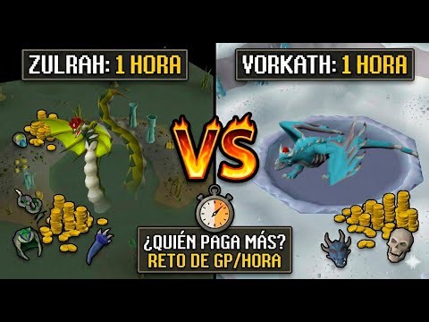 Zulrah vs Vorkath: ¿Cuál paga MÁS en 1 Hora?