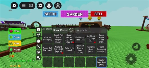 I’m so lucky when gambling #growagarden #roblox #fyp #game | Roblox