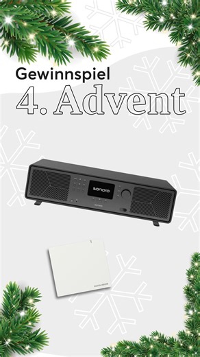 Busch-Jaeger on Instagram: "Der vierte Advent ist da und damit auch unser letztes Adventsgewinnspiel! ✨🕯️ Zum großen Finale habt ihr die Chance ein besonders exklusives Set für euer Smart Home zu gewinnen. 🎁 Dieses Mal verlosen wir: ✨ Busch-free@home® System Access Point Wireless ✨ Sonoro Avaton – in einer Farbe eurer Wahl (nach Verfügbarkeit) So könnt ihr teilnehmen: 1. Folgt uns @abb_elektrifizierung , buschjaeger und unserem Partner @sonoroaudio auf Instagram. 2. Kommentiert diesen Beitrag