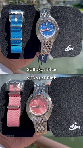 DOXA SUB 250T GMT ‘“Gulfshore” & “Afterglow”