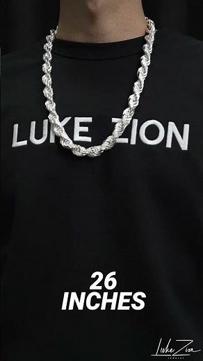 Choosing between 24 and 26-inch 12mm Rope chains