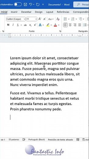Gerar Texto Automático no Word - Lorem Ipsum