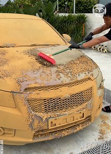 3M views · 10K reactions | Deep cleaning of a car full of mud | Bored Panda Art | Facebook