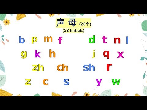 学中文 | 汉语拼音 | 声母 | Learn Chinese | Pinyin | Initials