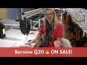 Why the Bernina Q20 Sit-Down is the BEST Longarm Quilting Machine (Now on Sale!)