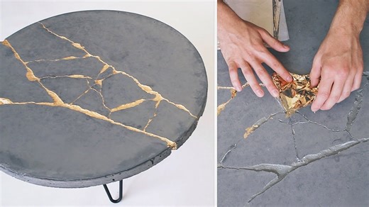 How to build a round concrete coffee table on a budget