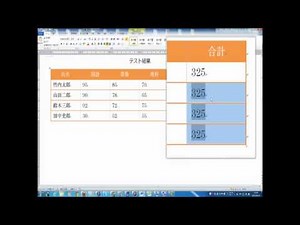Wordで表計算をする