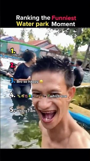 Ranking the Best Water Park Moments 💦😂 #trendingnow #ranking