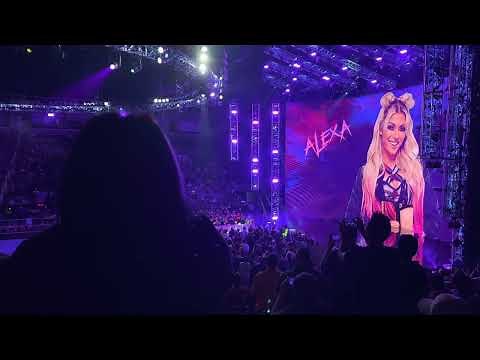 Alexa Bliss LIVE Entrance with New Theme Song from WWE Monday Night Raw