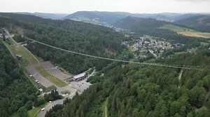Germany's longest suspension bridge opens
