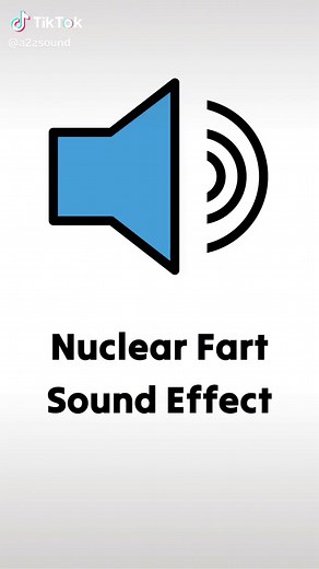 Nuclear Fart Sound Effect #soundeffects #sound #soundviral #fart #fyp | fart