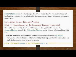 Behebung von SQL-Verbindungszeichenfolge-Timeout-Problemen: So setzen Sie die korrekten Parameter