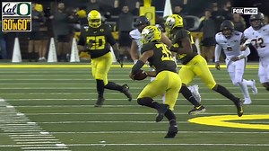 It wasn't easy but the Ducks got the job done. Watch the highlights of Oregon Football's win over Cal Bears in our 60' in 60" ⬇️ | College Football on FOX