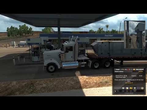American Truck Simulator 2016 How to Refuel The Truck Tutorial