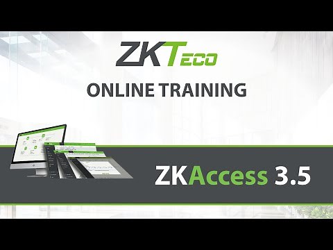 ZKAccess 3.5 - Training