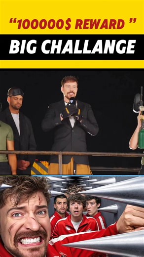 “MrBeast Crazy Challenge: Last Person Standing Wins $100K!”#shorts #shortvideo #shortsfeed