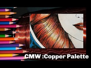 Create Metallic Copper With Colored Pencils