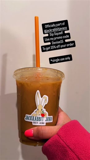 So excited to be partnering with Jackrabbit Java located in Buckeye, AZ! ☕️🤍 Use my code Denise15 for a discount when you order! I absolutely love their coffee, and they also have delicious baked goods and breakfast food. Let’s support local! ☕️☕️☕️❤️❤️❤️ #arizonacoffee #buckeye #arizonamom #azcoffee #buckeyeaz | Denise Parel