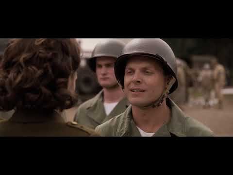 When lady agent meets the soldiers.