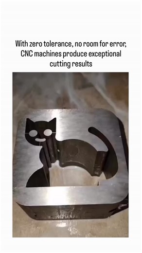 Global Reels Hub on Instagram: "The post showcases a 21-second video of a CNC machine precisely cutting a cat silhouette from metal, which doubles as a mold for pouring milk to create a playful cat-shaped puddle, emphasizing machining accuracy through a surprising, lighthearted reveal. Viral traction, with over 9 million views and 8,700 likes, arises from viewers’ initial misinterpretation of the dark-skinned hand holding the milk cat as a gruesome finger-cutting scene, sparking humorous replies